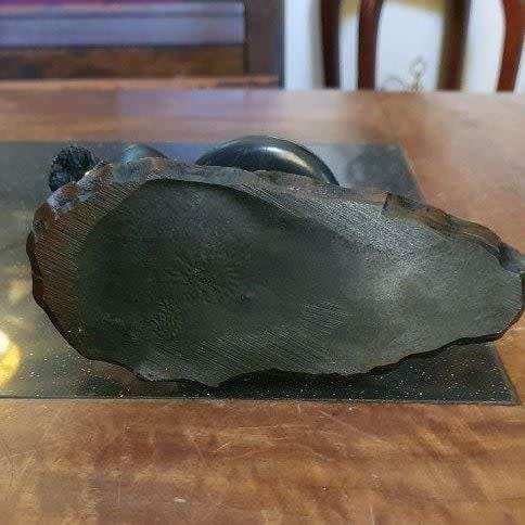 Ornamental African Lady resin Candle Stand