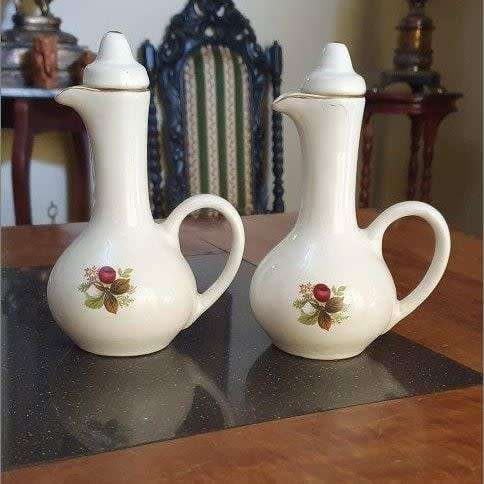 Two Vinaigrette Bottles
