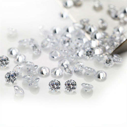 1.00ct White Cubic Zirconia White Excellent Quality Loose Round Cut Stones 5A CLEAR CZ