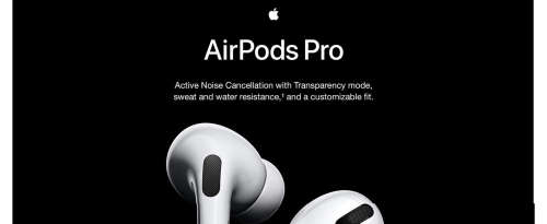 APPLE AIRPODS PRO with Noise cancellation - White