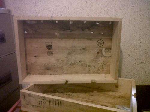 wooden crates