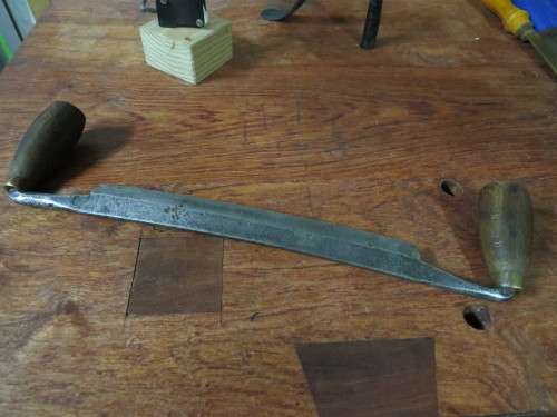 Antique draw knife made by Ward