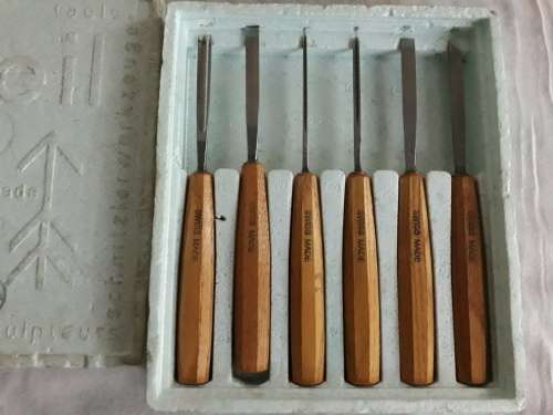 Swiss Made Pfeil Carving chisels set
