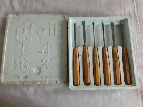 Swiss Made Pfeil Carving chisels set