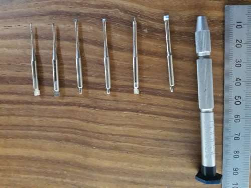 1980`s Type 777/2 Eclipse watchmaker jeweler screwdrivers set