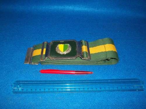 7 Motorised Brigade HQ Buckle And Belt - NB: Please note small chip in center top of bucle.