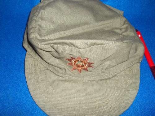 S.W.A. Cap Plus Neck Flap And Embroidered Badge Size 58 - Name Inside