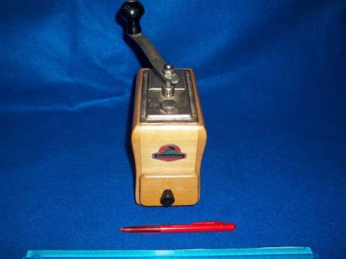 Vintage Zassenhaus German Mocha Coffee Grinder - Made In west Germany -130mm L by 130mm H By 75mm W
