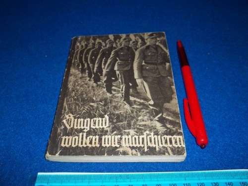 German March Song Book - Size 145mm By 105mm