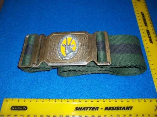 8 SA Mech Infantry Stable Belt And Buckle
