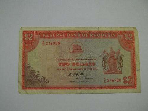 "Rhodesian Two Dollar Note"