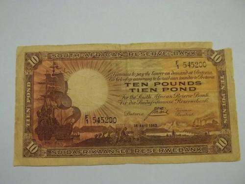 "What a Find a SA TEN POUND note"
