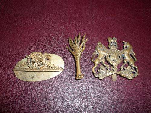 'THREE VERY NICE BADGES FOR YOUR COLLECTION'