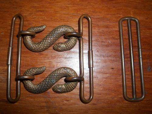 WW1 BRITISH/CANADIAN MILITARY SNAKE BELT BUCKLE?