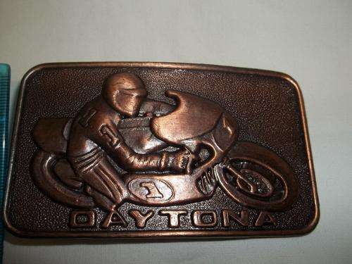 VERY NICE LARGE DAYTONA BUCKLE 9CM BY 5CM