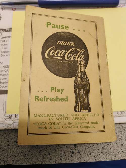 The Springboks in Australia and New Zealand 1956. Very Scarce small booklet given out by Coca-Cola .
