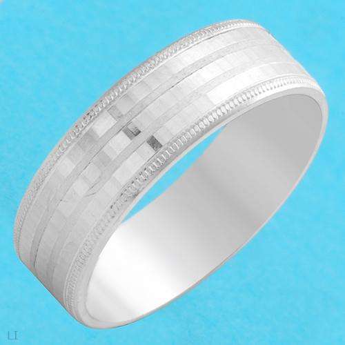 Stunning Brand New Band Ring in 925 Sterling silver- Size 11
