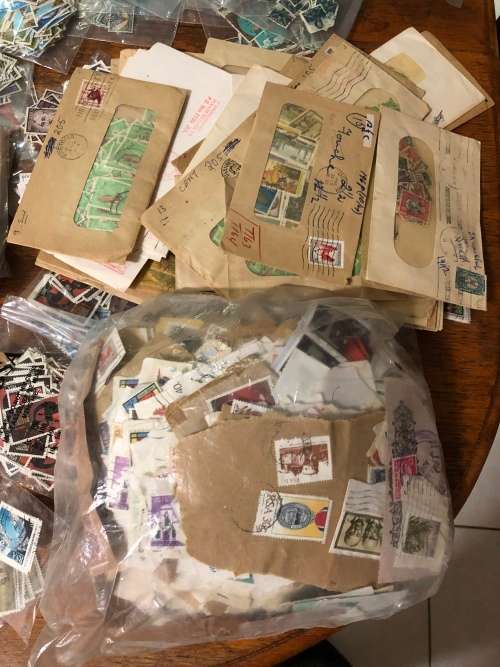 South africa used stamps in packets