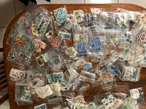 South africa used stamps in packets