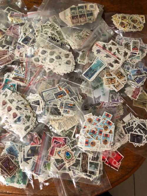 South africa used stamps in packets