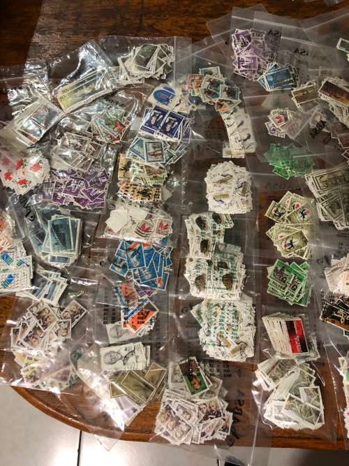 South africa used stamps in packets