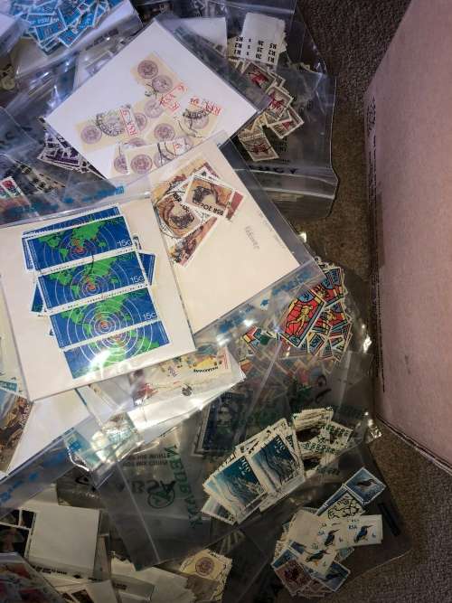 South africa used stamps in packets
