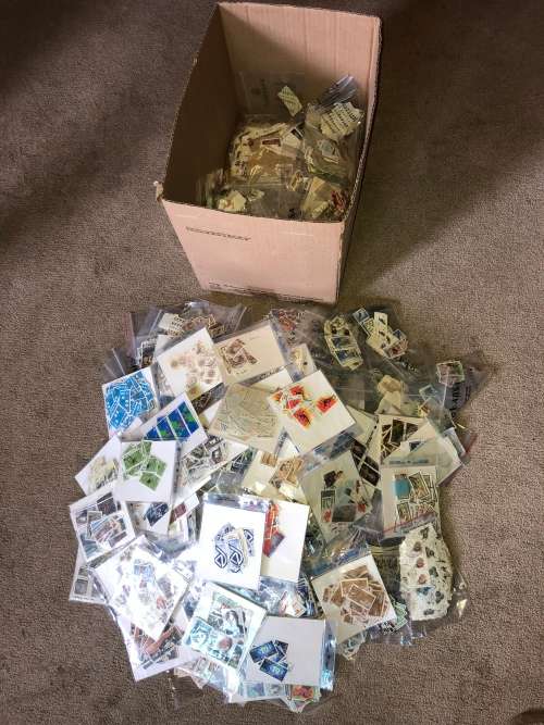 South africa used stamps in packets