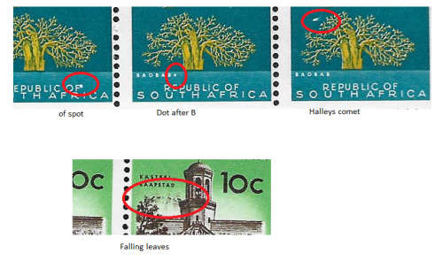 RSA definitive varieties Unmounted mint