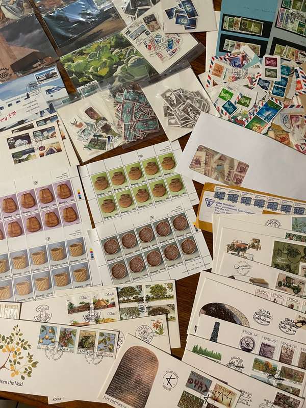 Estate stamps in box