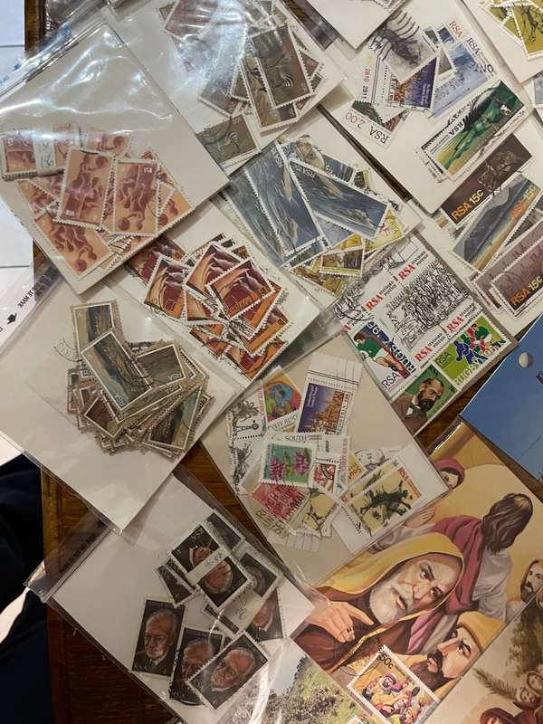 Estate stamps in box