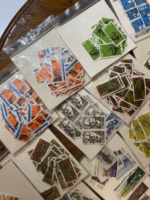 Estate stamps in box