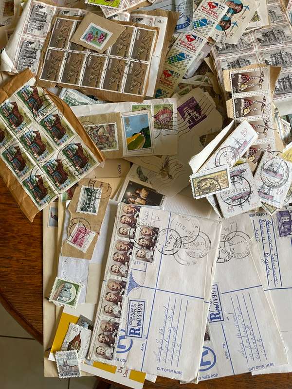 Estate lot stamps, covers - remainders - large lot.