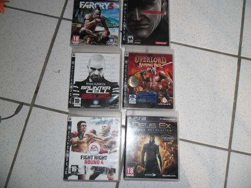 GREAT DEAL. 6 PS3 GAMES