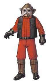 VINTAGE Nien Numb - Lando co-Pilot - 1989 Return of the Jedi