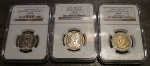 !!!! Fantastic three, Set of AU58 NGC graded coins a beautiful set!!!!! Bid is per coin, get yours