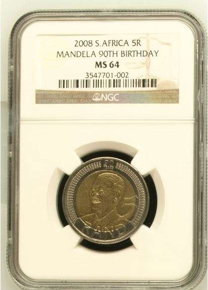 !!!!!Scarce MS64 Mandela 90th birthday coin, When last did you see this for sale. Get yours!!!!!!!