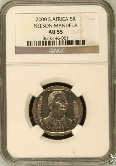 !!!!!!!Scarce 2000 Smilie NGC graded a fantastic AU55. Great coin to own. Do not lose out.!!!!!!!!!!