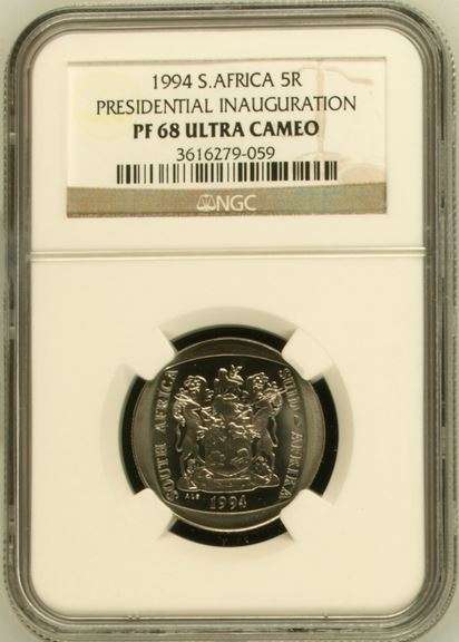 !!! PRESIDENTIAL INAUGURATION R5 1994 @ PF68 Ultra Cameo !!! 3rd HIGHEST GRADE - Great coin to own!!