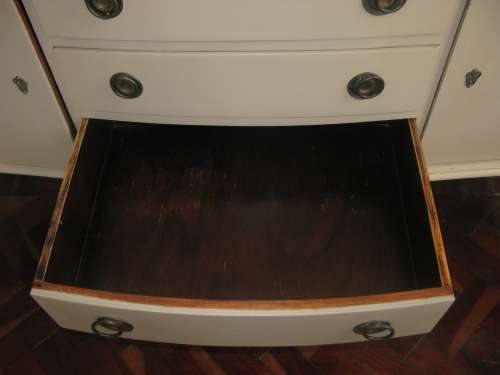 Vintage Grey Wooden Dresser/ Side Board