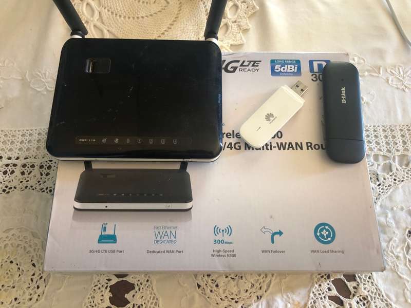 LTE/4G dongle Fibre Router bundle