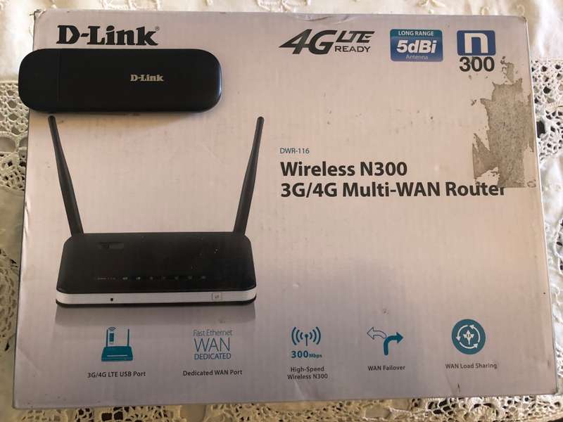 LTE/4G dongle Fibre Router bundle