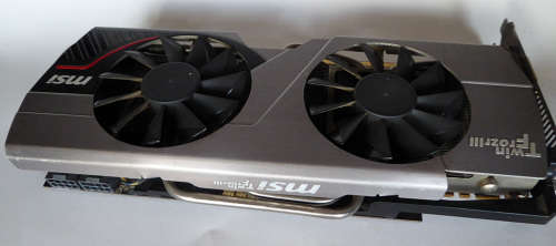 Nvidia GTX580 **FOR SPARES OR REPAIR* MSI N580GTX Lightning Ed - FREE SHIPPING!