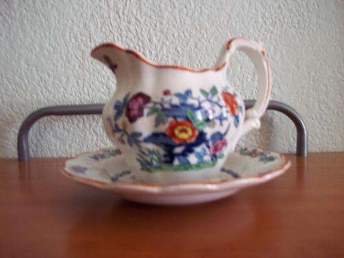 Booths creamer jug made in England Pomadour A8026