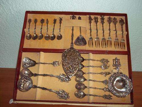Savoy nickel-silver spoon set - In very good condition