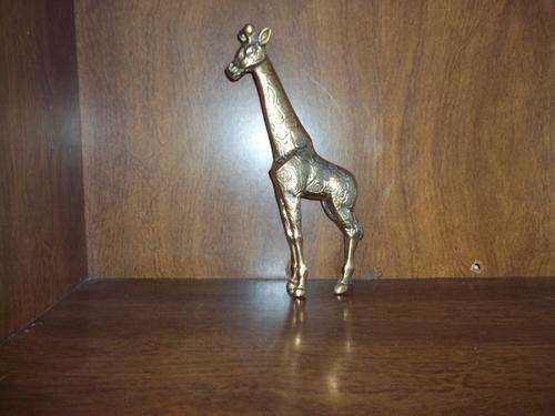 Beautiful brass giraffe - 27.5 cm high
