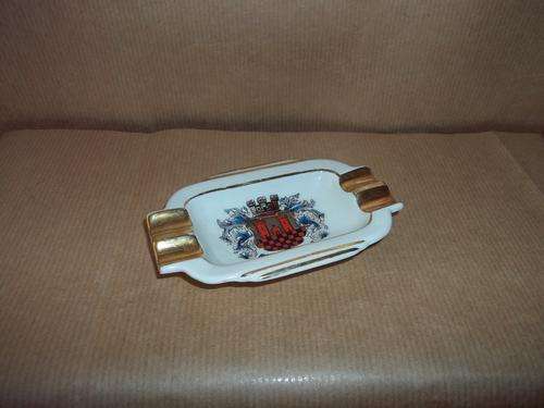 Rothenburg O.T, Ashtray (AL.KA Kunst Kronach hand malt 218) 10.5 x 7 cm