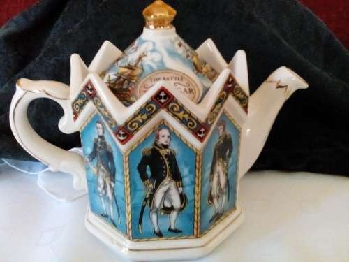 Sandler - Teapot - Lord Nelson - 15 x 18 cm wide -  Amazing Detail - Super !      SALE  !!!
