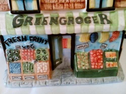 TEAPOT - THE GREEN GROCER BY ANNIE ROWE - GORGEOUS !!       EX CON.            SALE !!!!