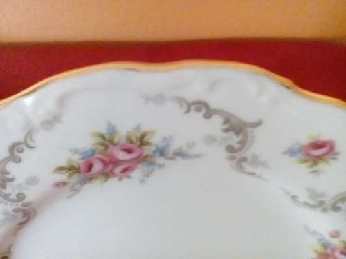 ROYAL ALBERT - TRANQUILITY -  SALAD PLATES  (8) - 20.5CM - EX CON - LOVELY !!