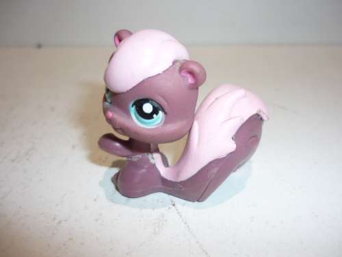 THE LITTLEST PET SHOP #1904-PLUM PURPLE AND PINK SQUIRREL